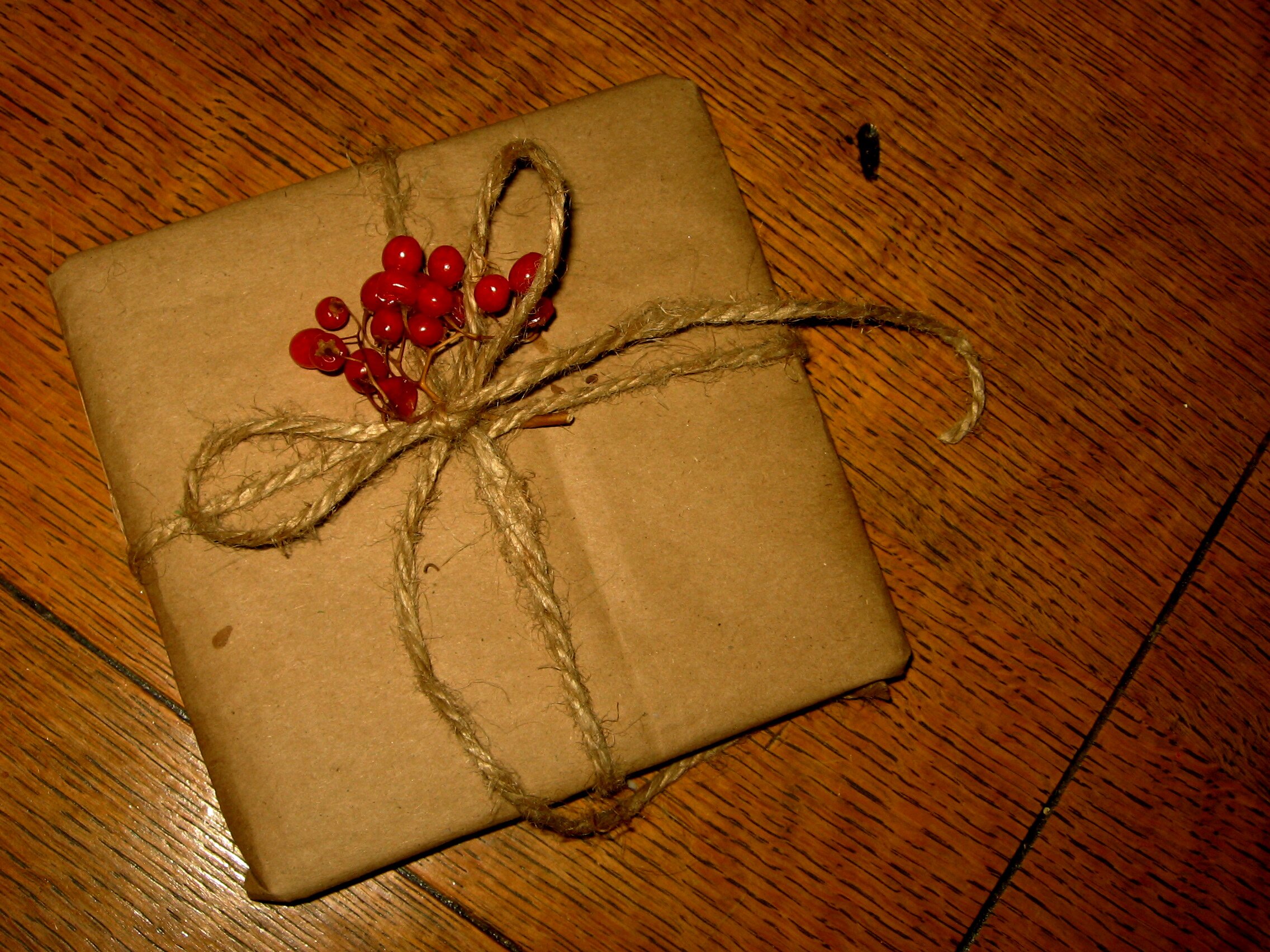 Natural gift wrap.